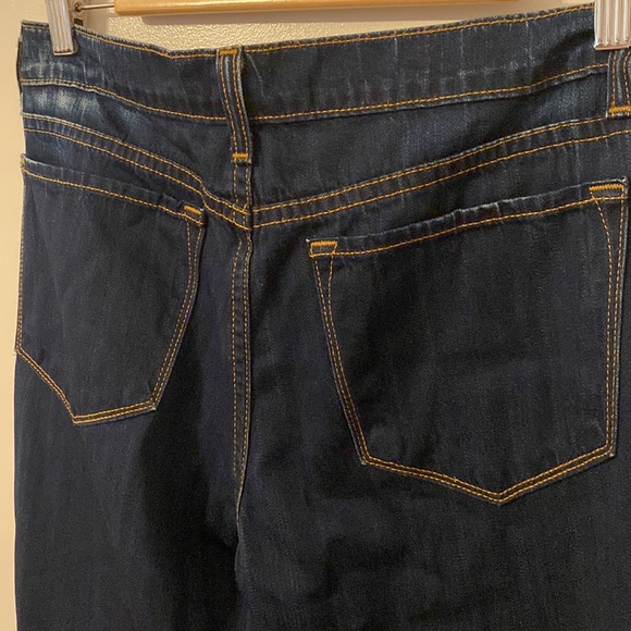 J Brand Dark Wash Trouser Jean Indigo - Picture 4 of 7